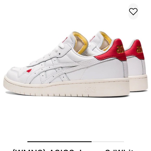 NWOT Women’s Asics S Japan in White/Red - Picture 4 of 10